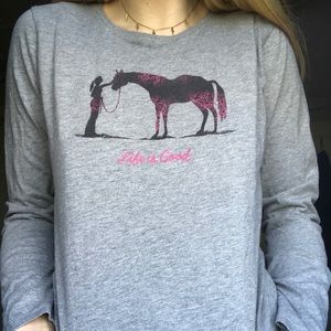 Equestrian Life is Good Long Sleeve